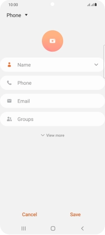 Press the address book drop down list.