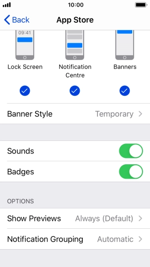 Press Notification Grouping.