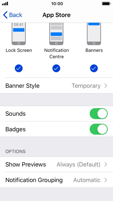 Press Notification Grouping.