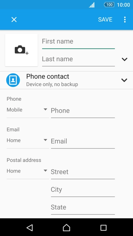 Press the picture icon.
