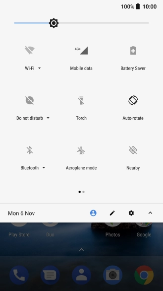 Press the sound mode icon to turn the function on or off.
