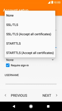 Press None to turn off the function.