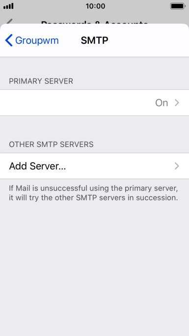 Press the field below 