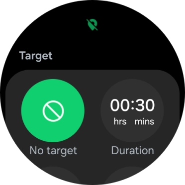 Follow the instructions on the screen to set the required goals.