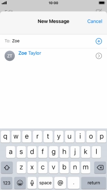 Press the required contact.