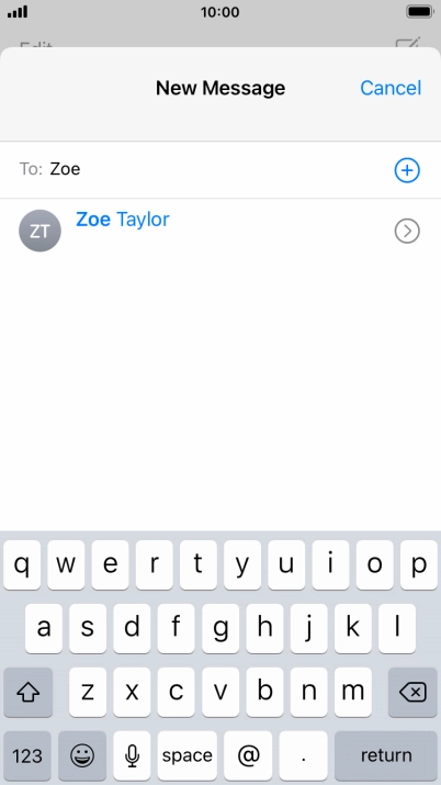 Press the required contact.