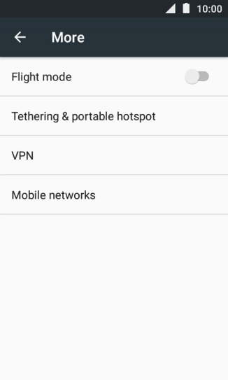 Press Mobile networks.