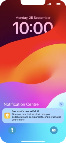 Press the required notification and follow the instructions on the screen to use the selected function. Press the required notification and follow the instructions on the screen to use the selected function.