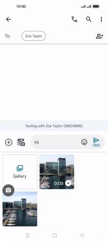 Press Gallery and go to the required folder.