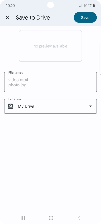 Press the field below 
