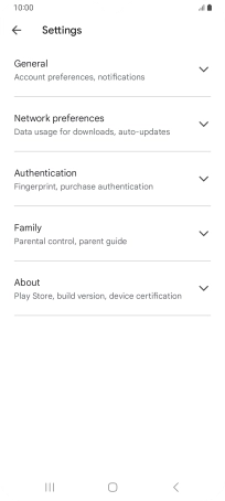 Press Network preferences.