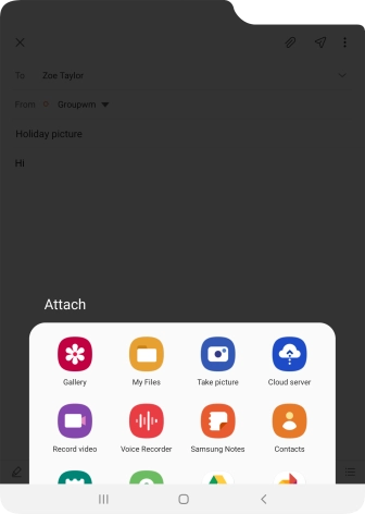 Press My Files and go to the required folder.