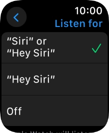 Press the required setting to turn the function on or off.
