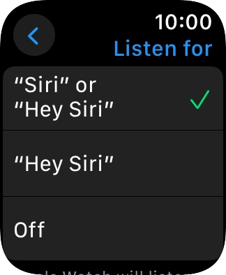 Press the required setting to turn the function on or off.