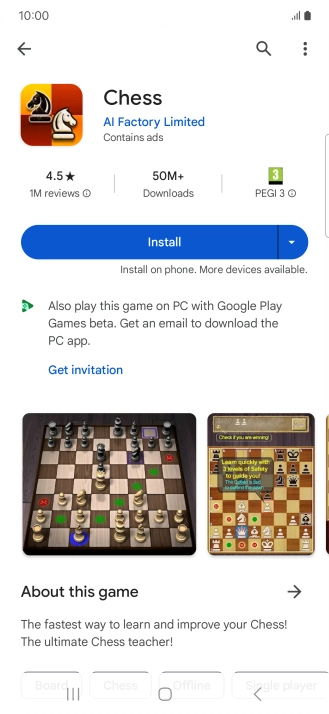 Press the Home key to return to the home screen.