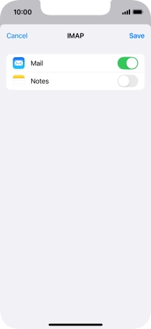 Press Save. Your email account has now been set up. To select more settings for incoming and outgoing server, proceed with the following steps.