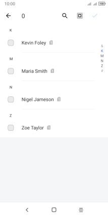 Press the select all icon.