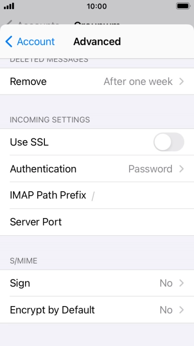 Press Authentication.