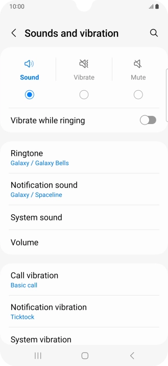 Press Ringtone.