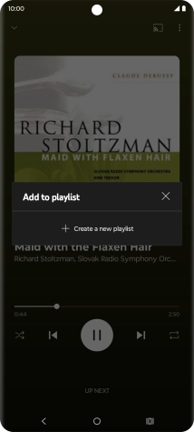 Press Create a new playlist.
