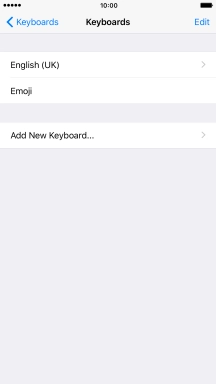 Press Add New Keyboard....