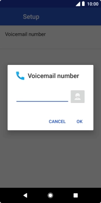 Key in +61414121121 and press OK.