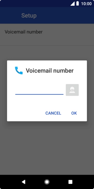 Key in +61414121121 and press OK.