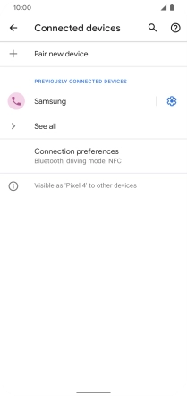 Slide your finger upwards starting from the bottom of the screen to return to the home screen.