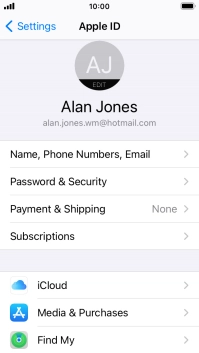 Press the Home key to return to the home screen.