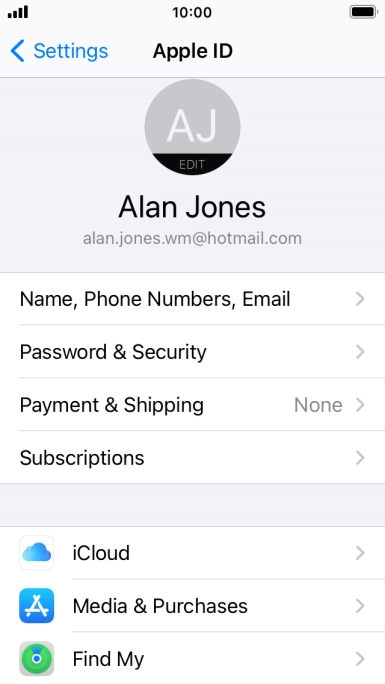 Press the Home key to return to the home screen.