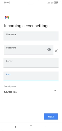 Press the drop down list below 