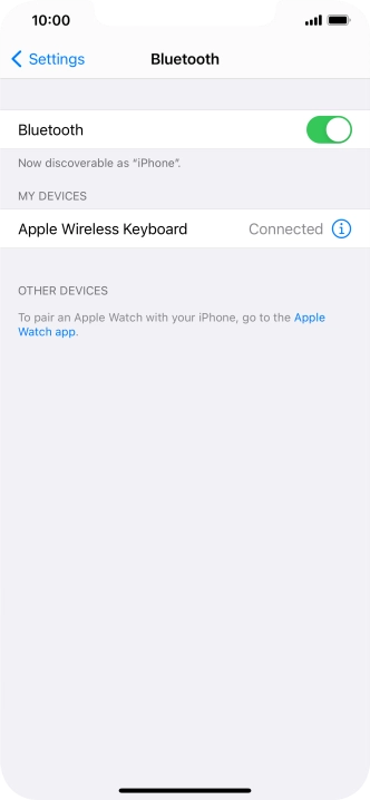 Slide your finger upwards starting from the bottom of the screen to return to the home screen.