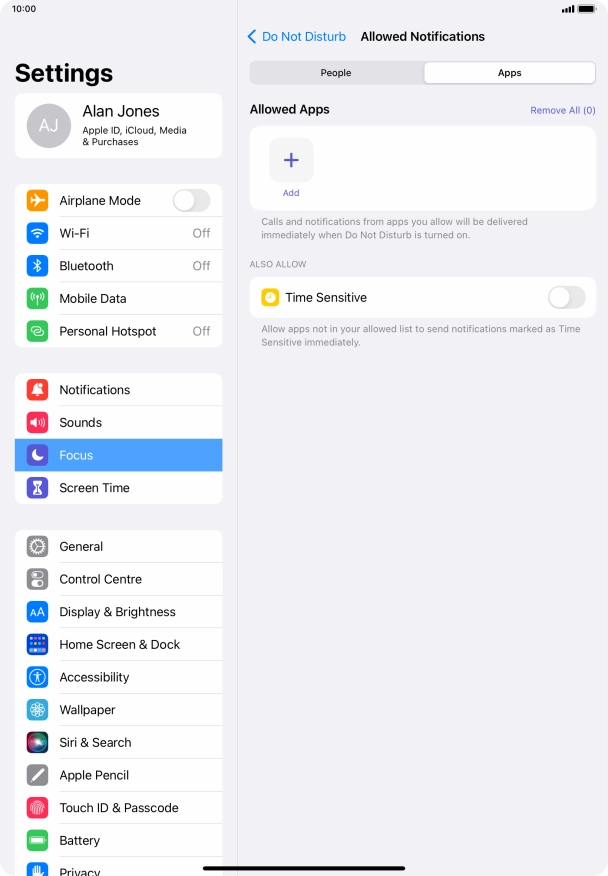 Press the indicator next to Press the indicator next to