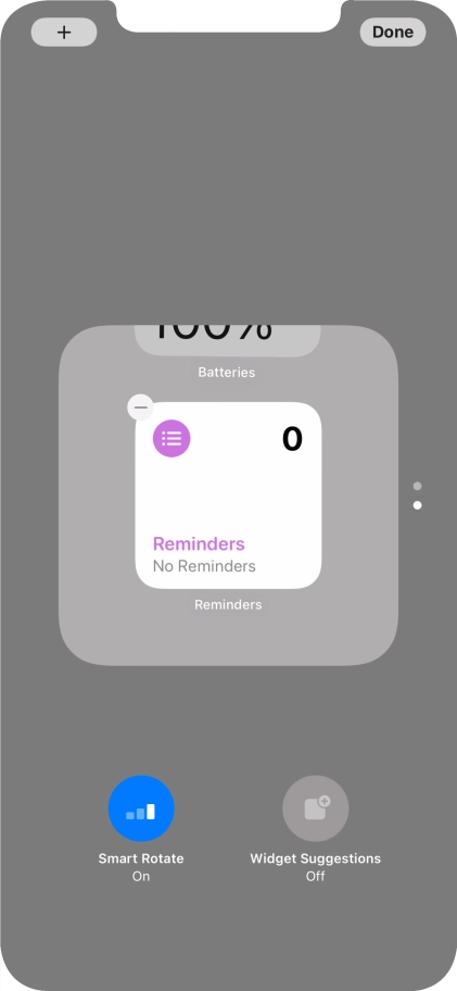 Press Smart Rotate to turn the function on or off.