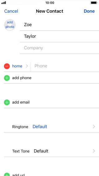 Press Phone and key in the required phone number.