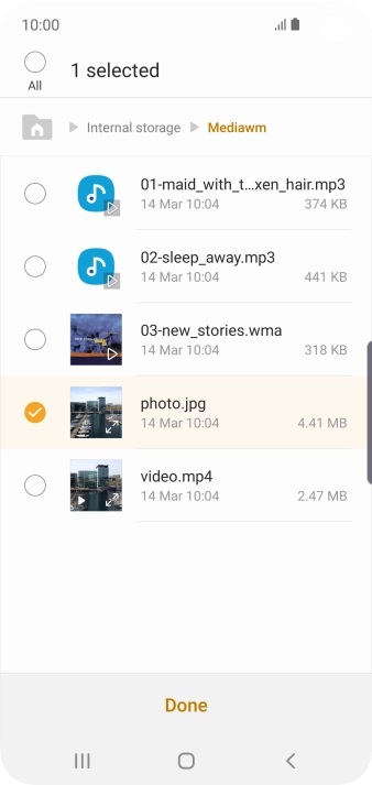 Press Done. Press Done.