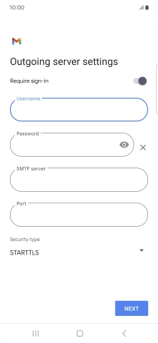 Press the field below 