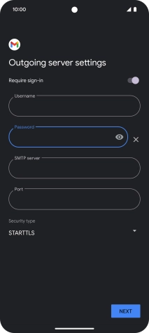 Press the field below 