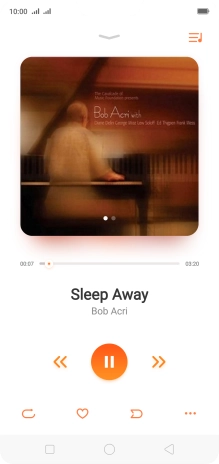 Press arrow right to go to the next audio file.