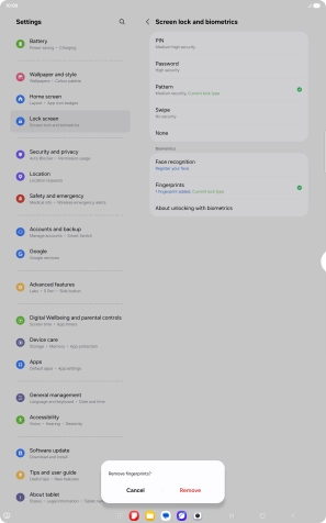 Press Remove. Press Remove.