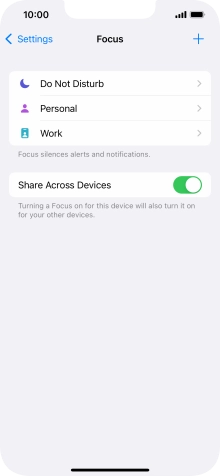 Press Do Not Disturb.