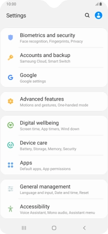Press Accounts and backup.
