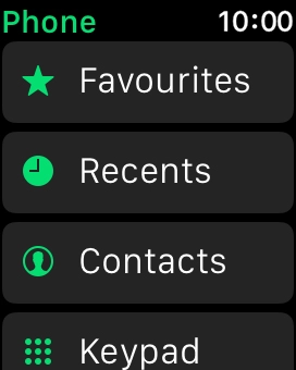 Press the Digital Crown twice to return to the home screen.