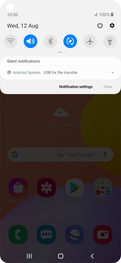 Press Android System.