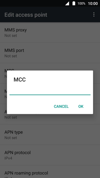 Key in 505 and press OK.