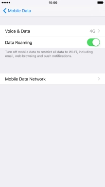 Press the Home key to return to the home screen.