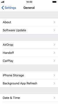 Press iPhone Storage.