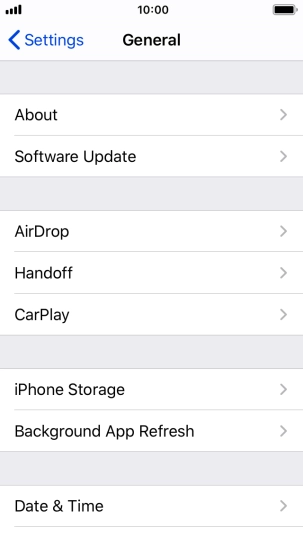 Press iPhone Storage.