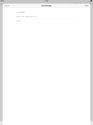 Press Subject and key in the required subject.