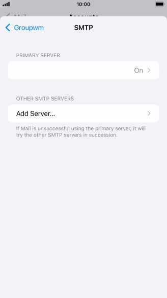 Press the field below 